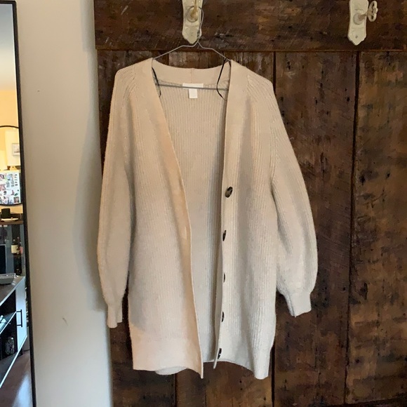 Sweaters - H&M Oversized Button Up Cardigan